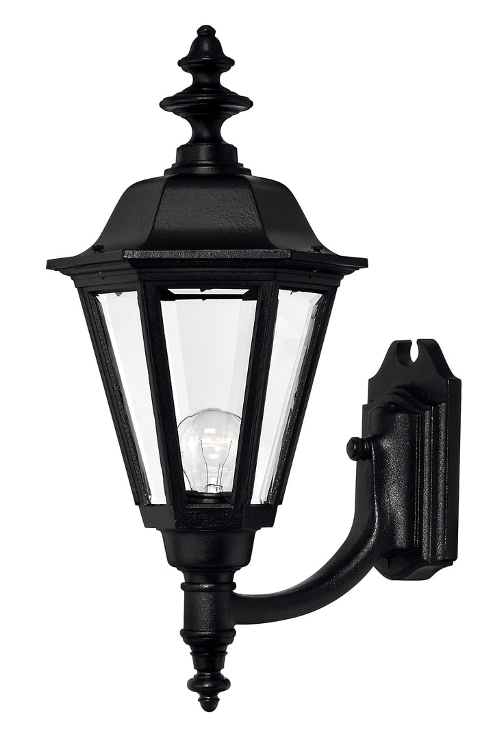 Hinkley Manor House Outdoor Wall Light Large Wall Mount Lantern Black 1449BK