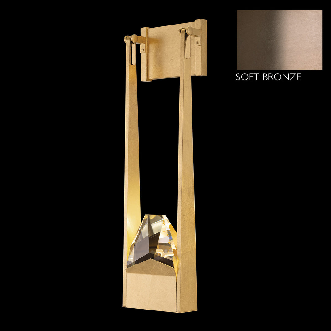 Fine Art Handcrafted Lighting Strata 25.8"H Sconce in Soft Ombre Bronze (930350-3ST)