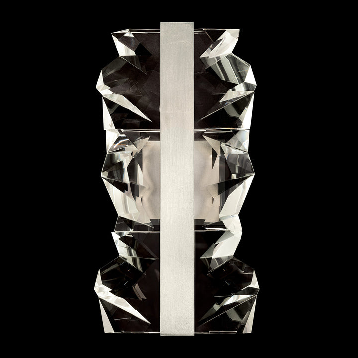 Fine Art Handcrafted Lighting Strata 18.5"H Sconce in Standard Silver Leaf (928150-1ST)
