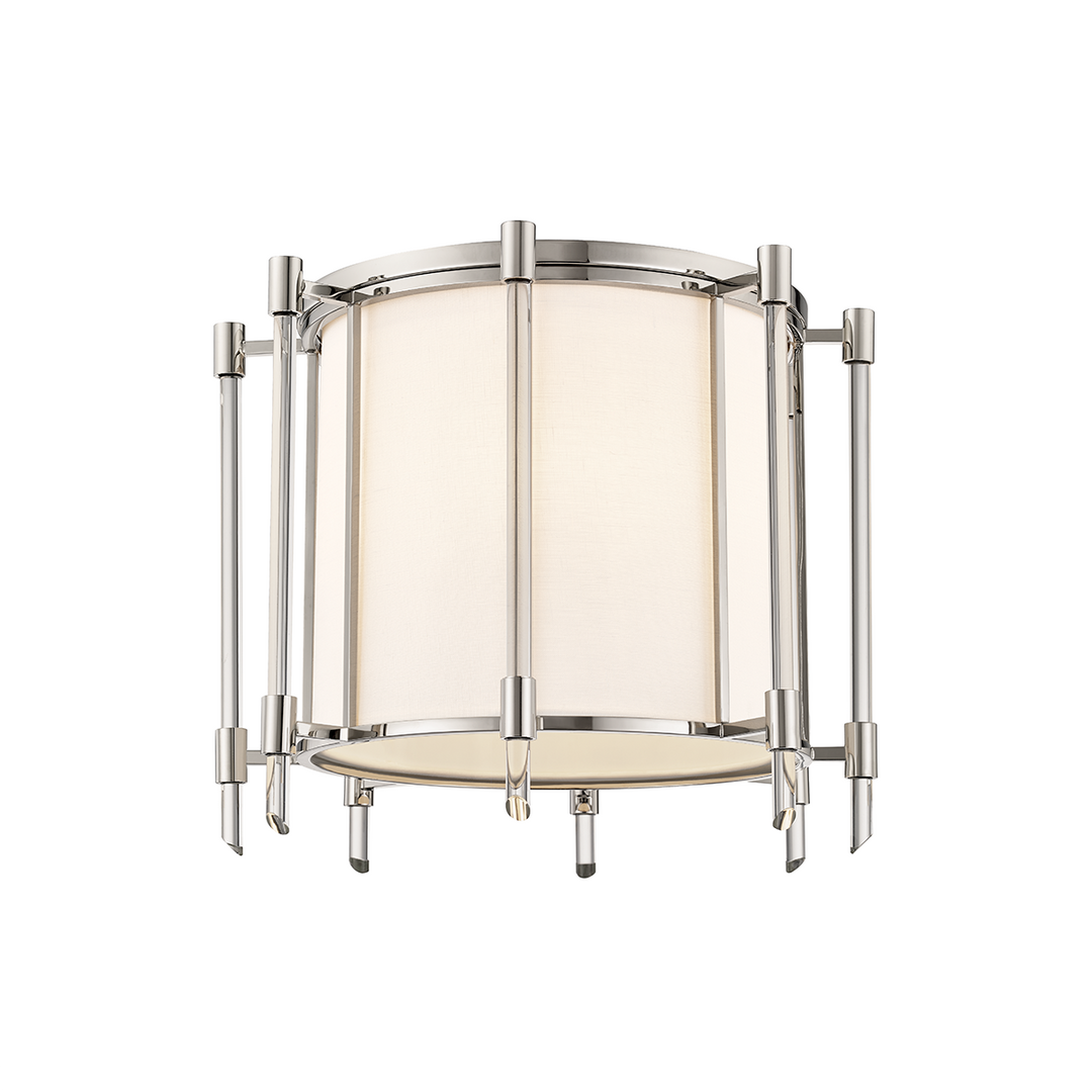 Hudson Valley Lighting Delancey Flush Mount Ceiling Flush Mounts Hudson Valley Lighting Polished Nickel  