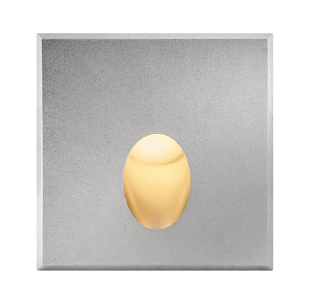 Hinkley Sparta - Tilt Landscape Step & Deck Light LED Square Wall Light Stainless Steel 15242SS