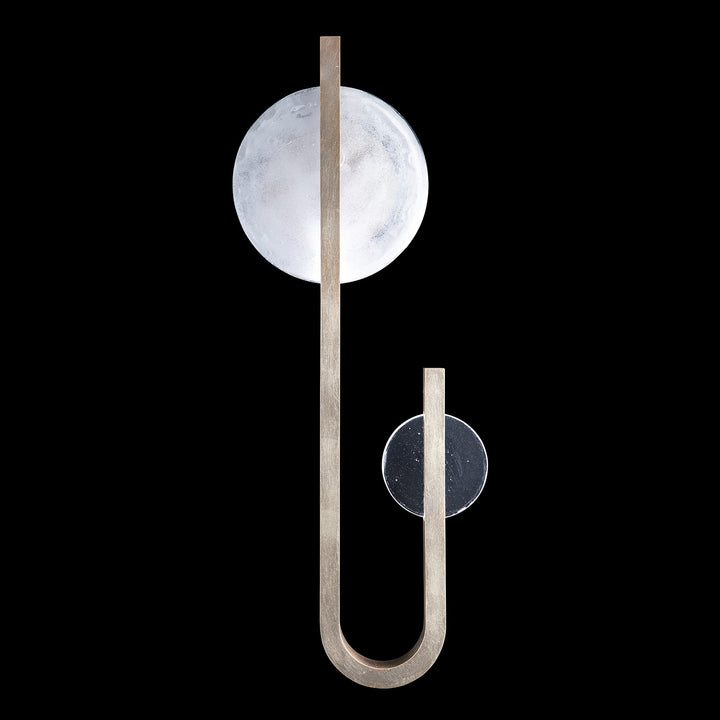 Fine Art Handcrafted Lighting Selene 36"H LSF Sconce in Standard Soft Gold Leaf (922950-5ST)