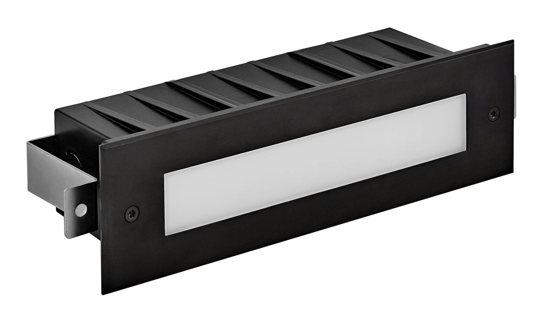 Hinkley Sparta - Dash Landscape Step & Deck Light 12V LED Large Flat Brick Light Stainless Steel Black 15345SSB