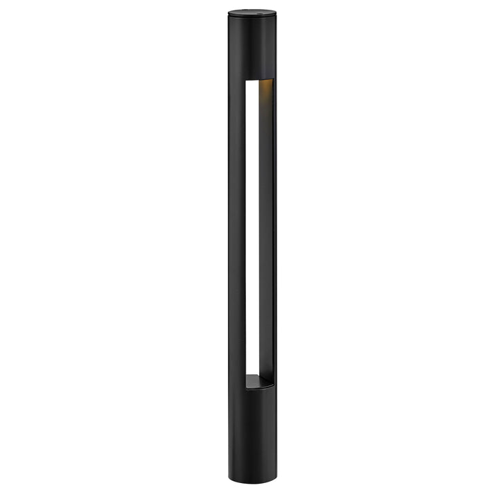 Hinkley Atlantis Landscape Bollard 12V Small Round Bollard Satin Black 15501SK