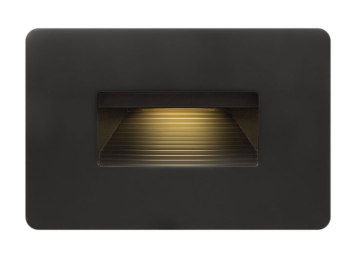 Hinkley Luna Landscape Step & Deck Light LED 2700K Step Light 12v Horizontal Satin Black 15508SK