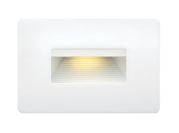 Hinkley Luna Landscape Step & Deck Light LED 2700K Step Light 12v Horizontal Satin White 15508SW