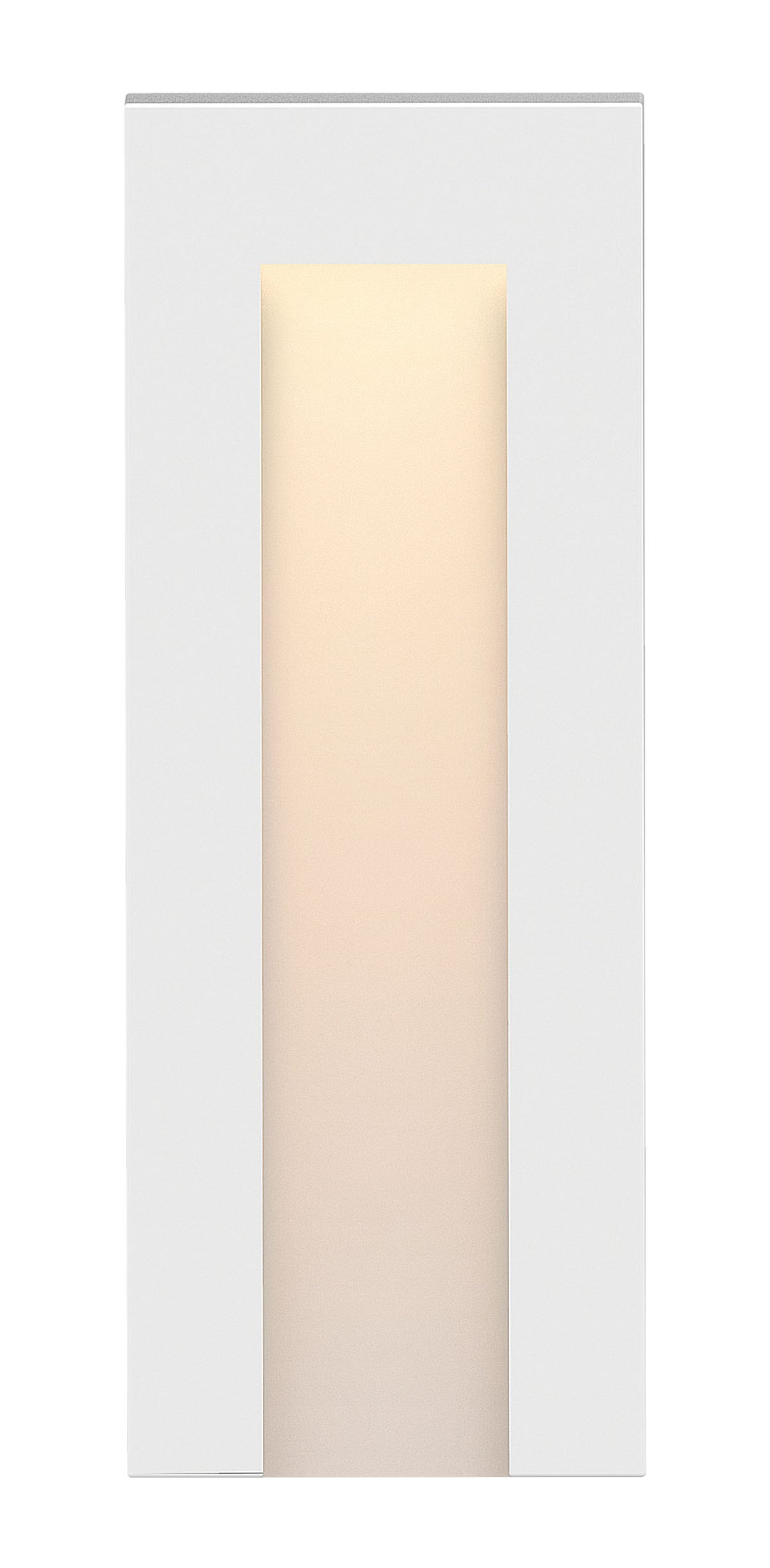 Hinkley Taper Landscape Step & Deck Light Deck Sconce Tall Vertical Satin White 1551SW