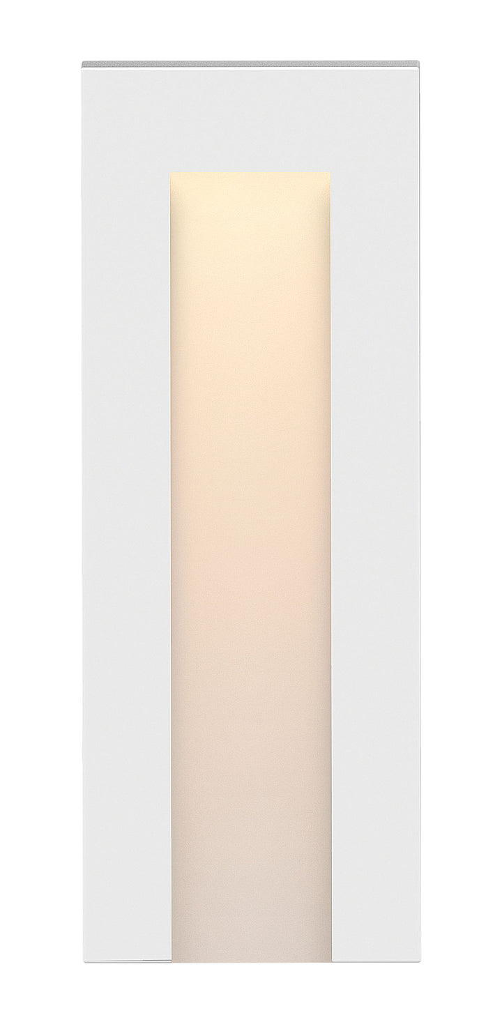 Hinkley Taper Landscape Step & Deck Light Deck Sconce Tall Vertical Satin White 1551SW