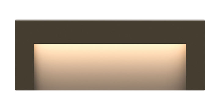 Hinkley Taper Landscape Step & Deck Light Deck Sconce Wide Horizontal Bronze 1557BZ