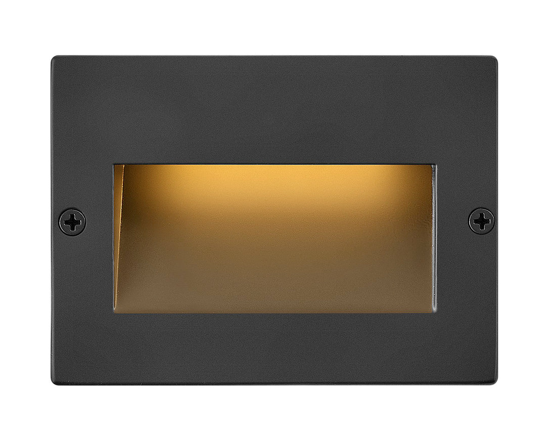 Hinkley Taper Landscape Step & Deck Light Step 12V Horizontal Satin Black 1563SK