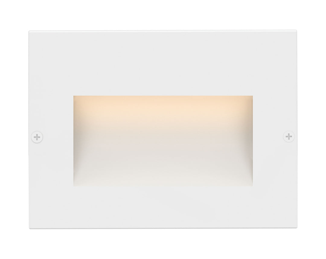 Hinkley Taper Landscape Step & Deck Light Step 12V Horizontal Satin White 1563SW