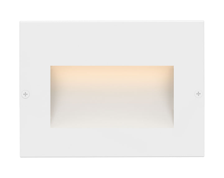 Hinkley Taper Landscape Step & Deck Light Step 12V Horizontal Satin White 1563SW