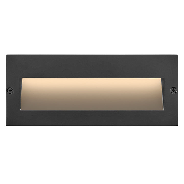 Hinkley Taper Landscape Step & Deck Light Step 12V Wide Horizontal Matte Black Stainless 1565MBS