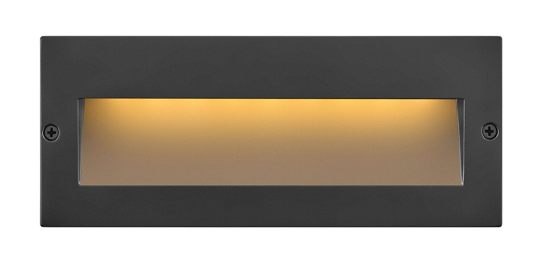 Hinkley Taper Landscape Step & Deck Light Step 12V Wide Horizontal Satin Black 1565SK