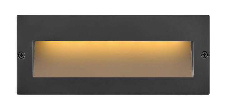 Hinkley Taper Landscape Step & Deck Light Step 12V Wide Horizontal Satin Black 1565SK