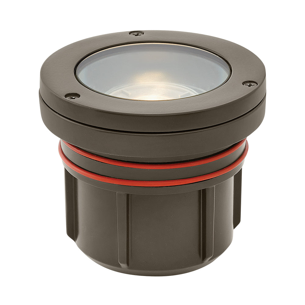 Hinkley Landscape Well Light Variable Output LED 2700K Flat Top Bronze 15702BZ-LMA27K