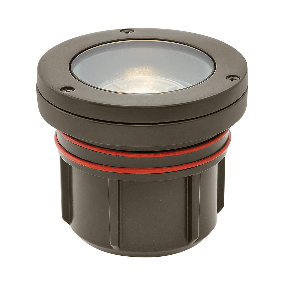 Hinkley Landscape Well Light Variable Output LED 3000K Flat Top Bronze 15702BZ-LMA30K