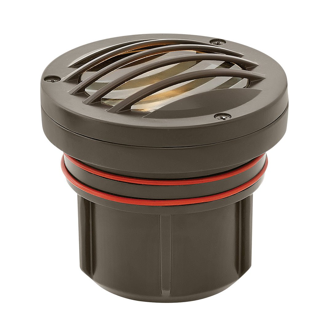 Hinkley Landscape Well Light Variable Output LED 3000K Grill Top Bronze 15705BZ-LMA30K