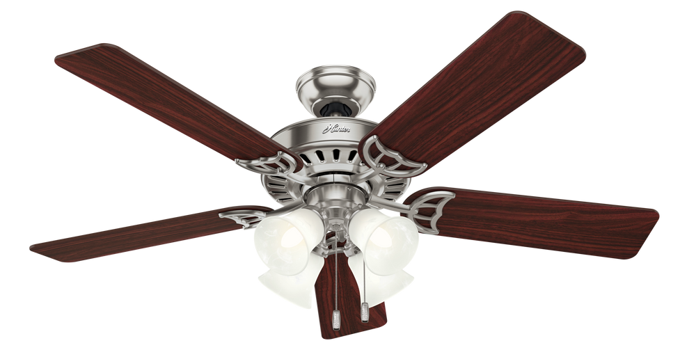 Hunter 52 inch Studio Series Ceiling Fan with LED Light Kit and Pull Chain