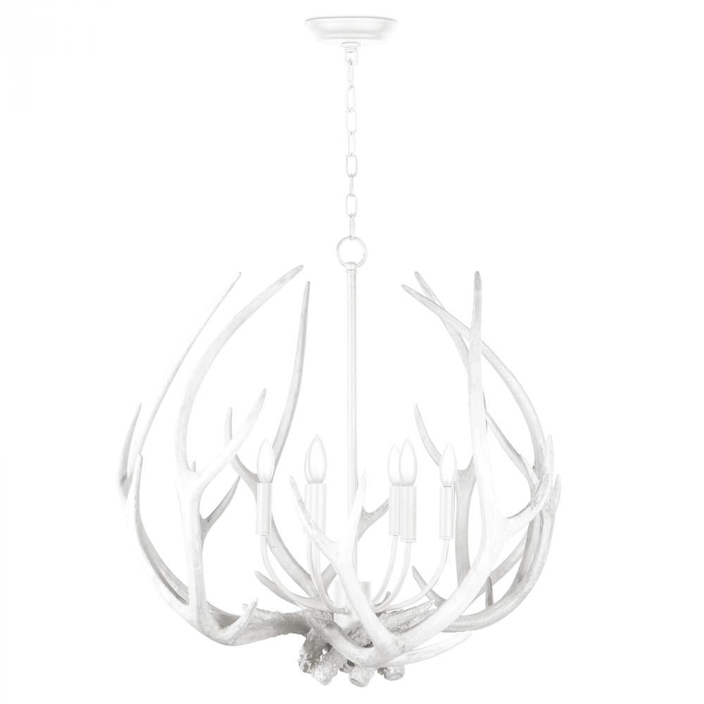 Regina Andrew Waylon Antler Round Chandelier Chandeliers Regina Andrew   