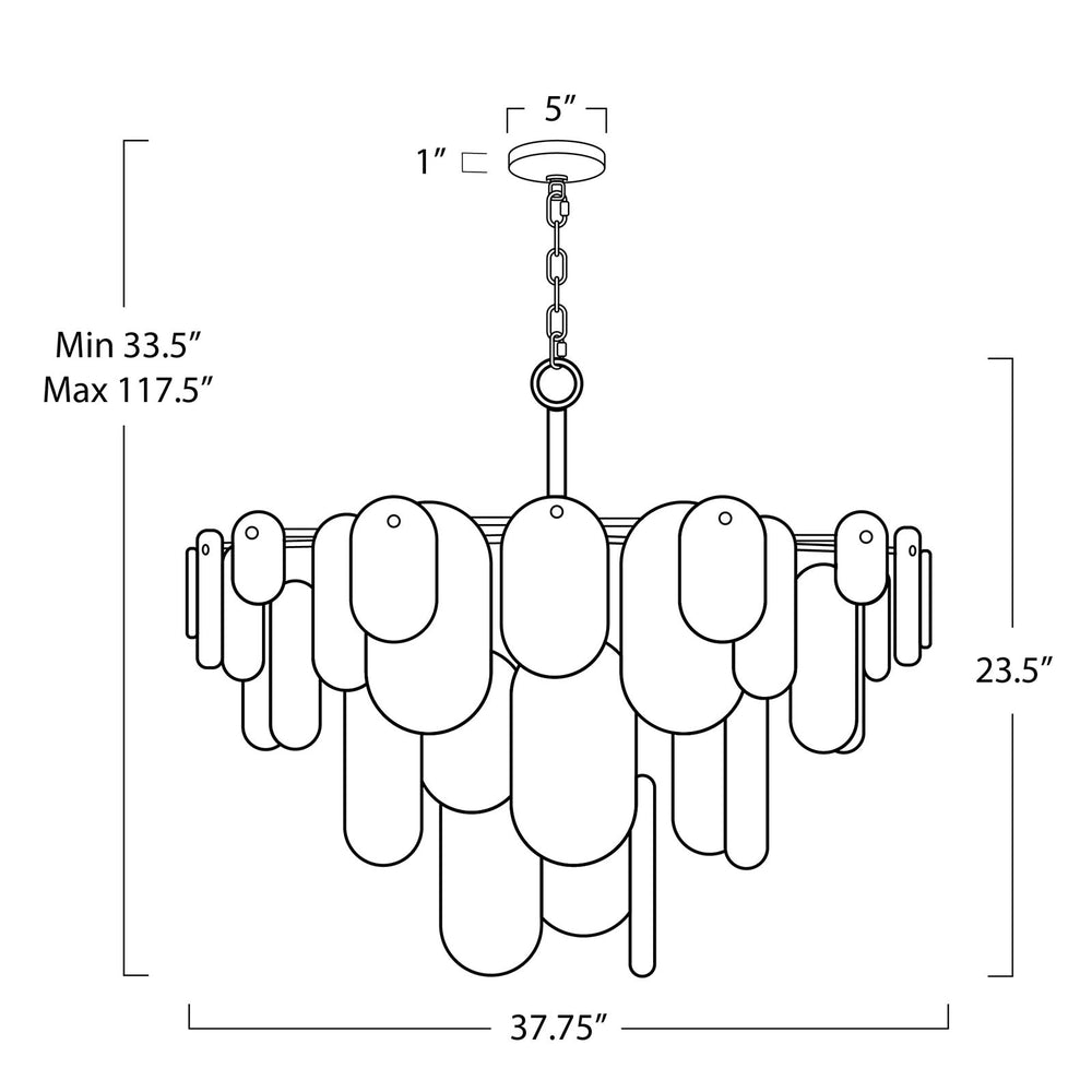 Regina Andrew Echo Chandelier 16-1434 Chandeliers Regina Andrew   