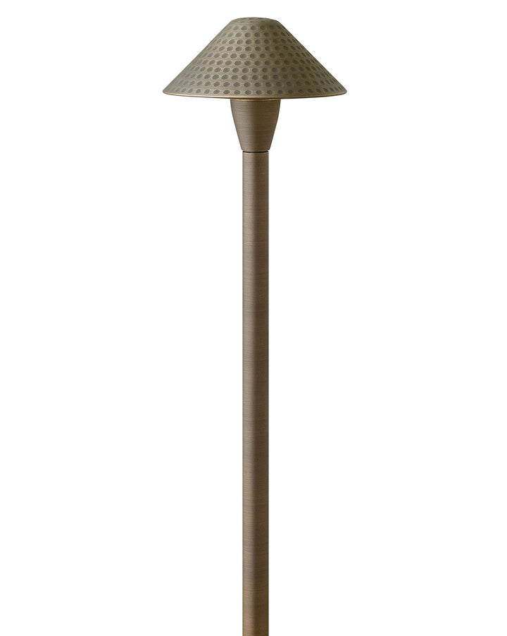 Hinkley Hardy Island Path Light 12V Large Hammered LED Path Light Matte Bronze 16007MZ-LL