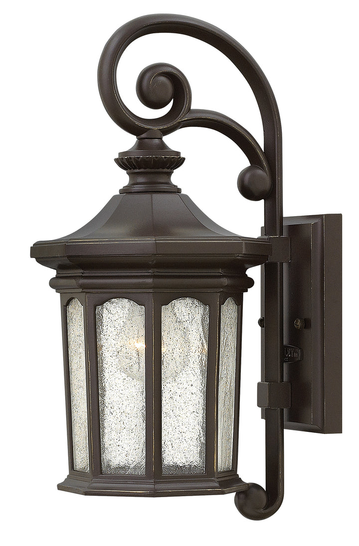 Hinkley Raley Outdoor Wall Light Medium Wall Mount Lantern Oil Rubbed Bronze 1600OZ
