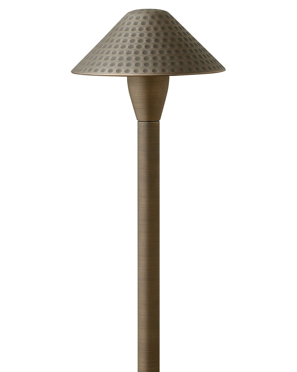 Hinkley Hardy Island Path Light 12V Small Hammered LED Path Light Matte Bronze 16010MZ-LL