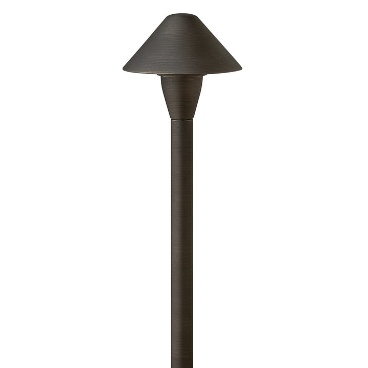 Hinkley Hardy Island Path Light 12V Mini Classic LED Path Light Brass Satin Black 16016BSK-LL