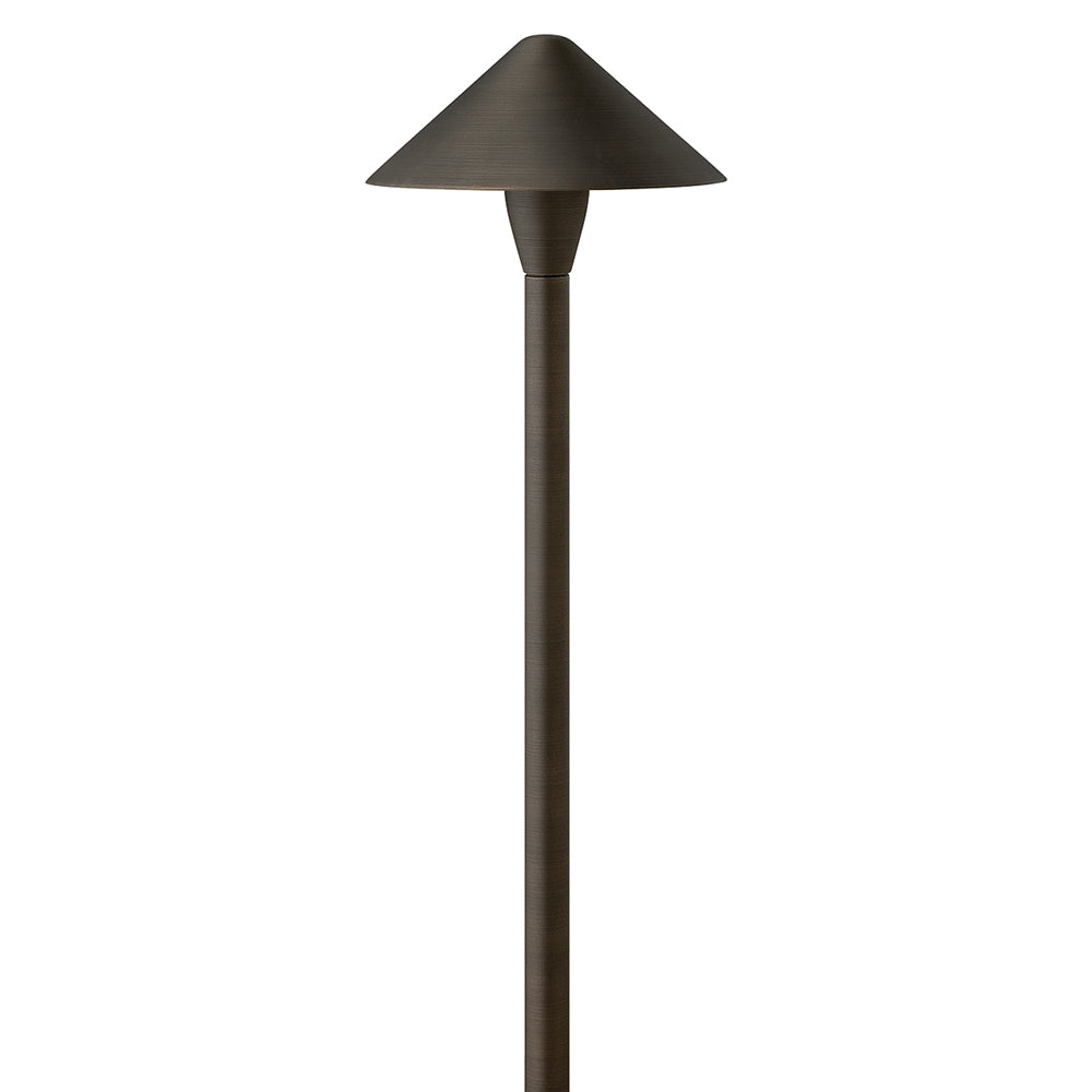 Hinkley Hardy Island Path Light 12V Large 24" Classic LED Path Light Brass Satin Black 16019BSK-LL