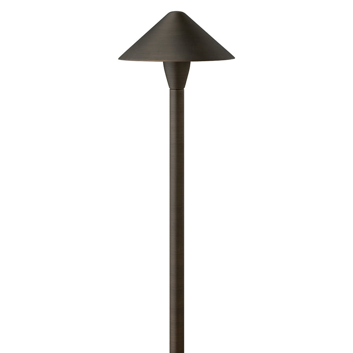 Hinkley Hardy Island Path Light 12V Large 24" Classic LED Path Light Brass Satin Black 16019BSK-LL