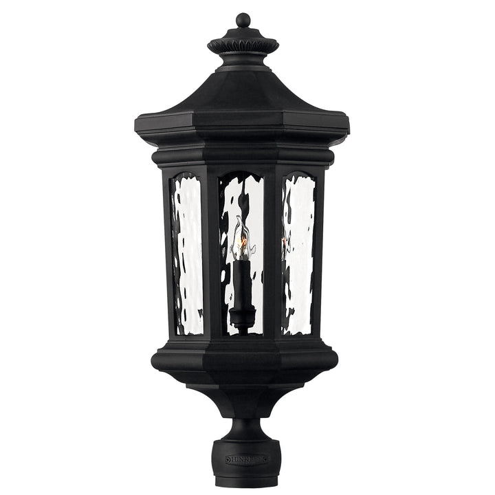 Hinkley Raley Outdoor Post Mount Lantern Extra Large Post Mount Lantern Museum Black 1601MB-LL
