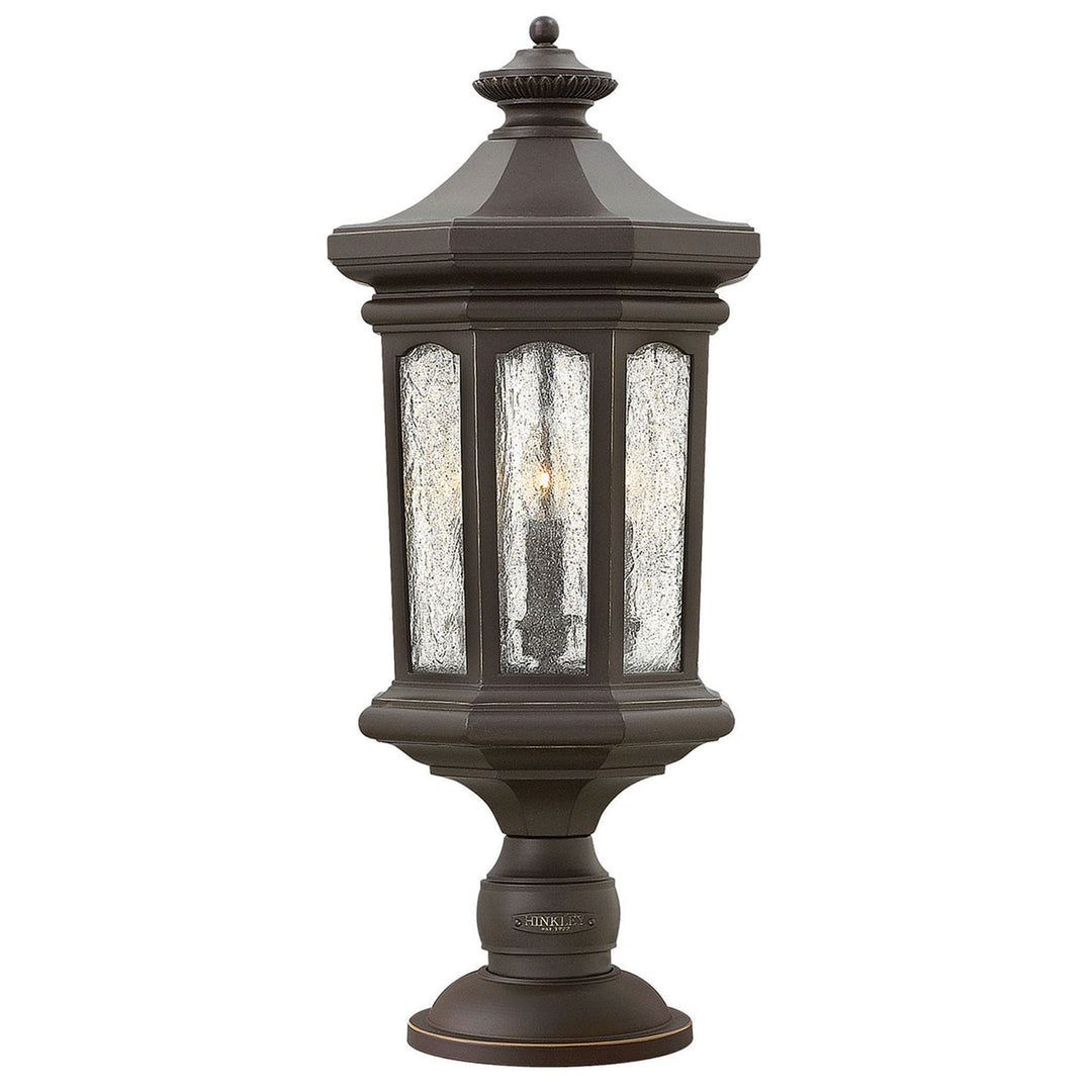 Hinkley Raley Outdoor Post Mount Lantern Extra Large Post Mount Lantern Oil Rubbed Bronze 1601OZ