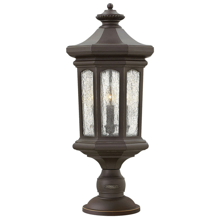 Hinkley Raley Outdoor Post Mount Lantern Extra Large Post Mount Lantern Oil Rubbed Bronze 1601OZ