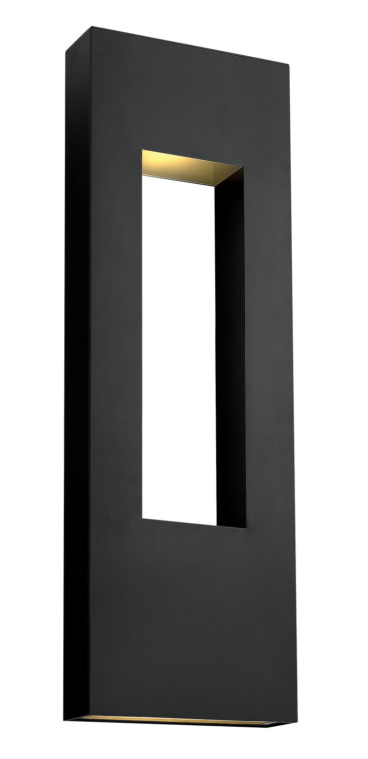 Hinkley Atlantis Outdoor Wall Light Extra Large LED Wall Sconce Satin Black 1639SK-LED