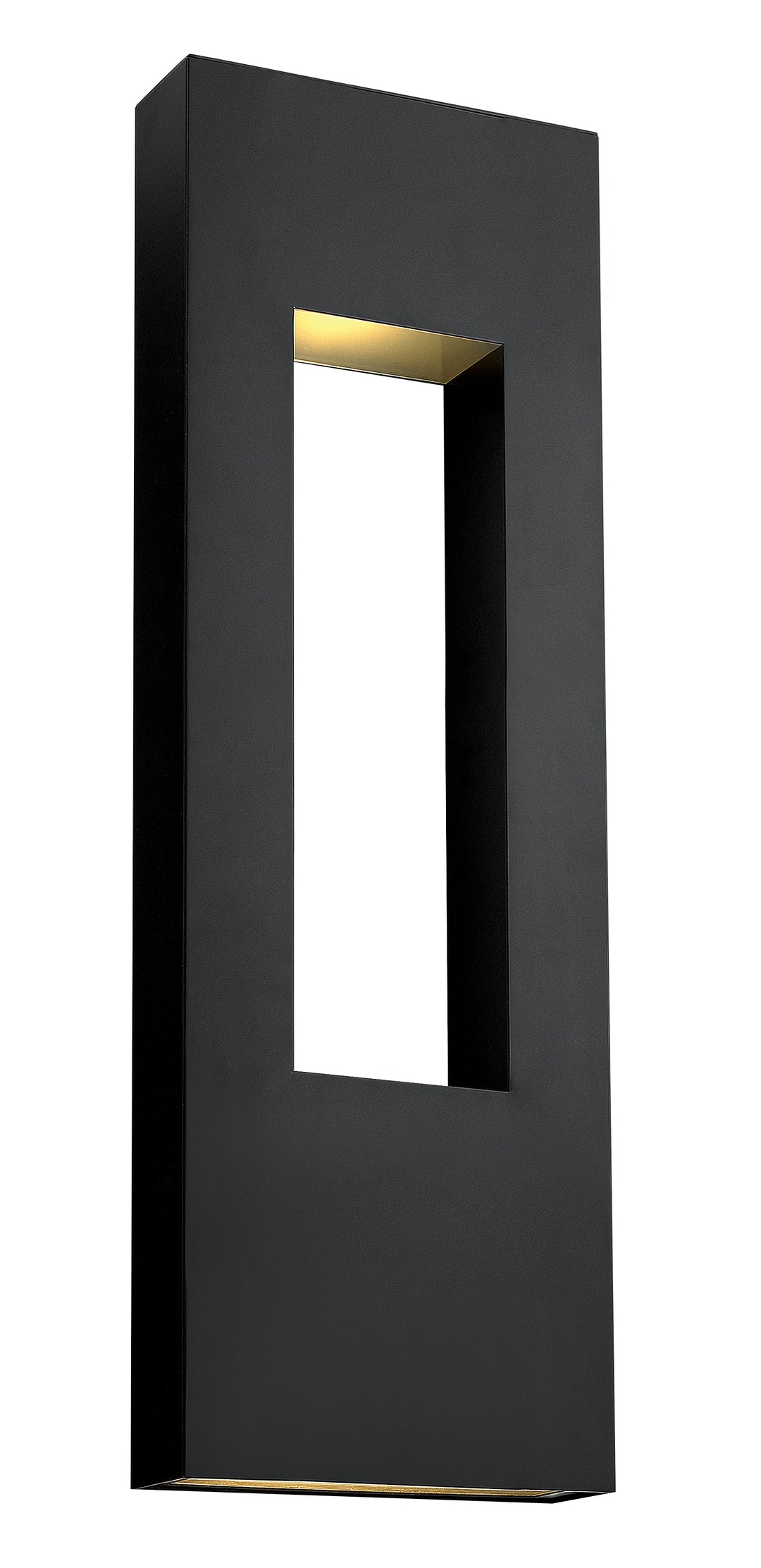 Hinkley Atlantis Outdoor Wall Light Extra Large Wall Sconce Satin Black 1639SK-LL