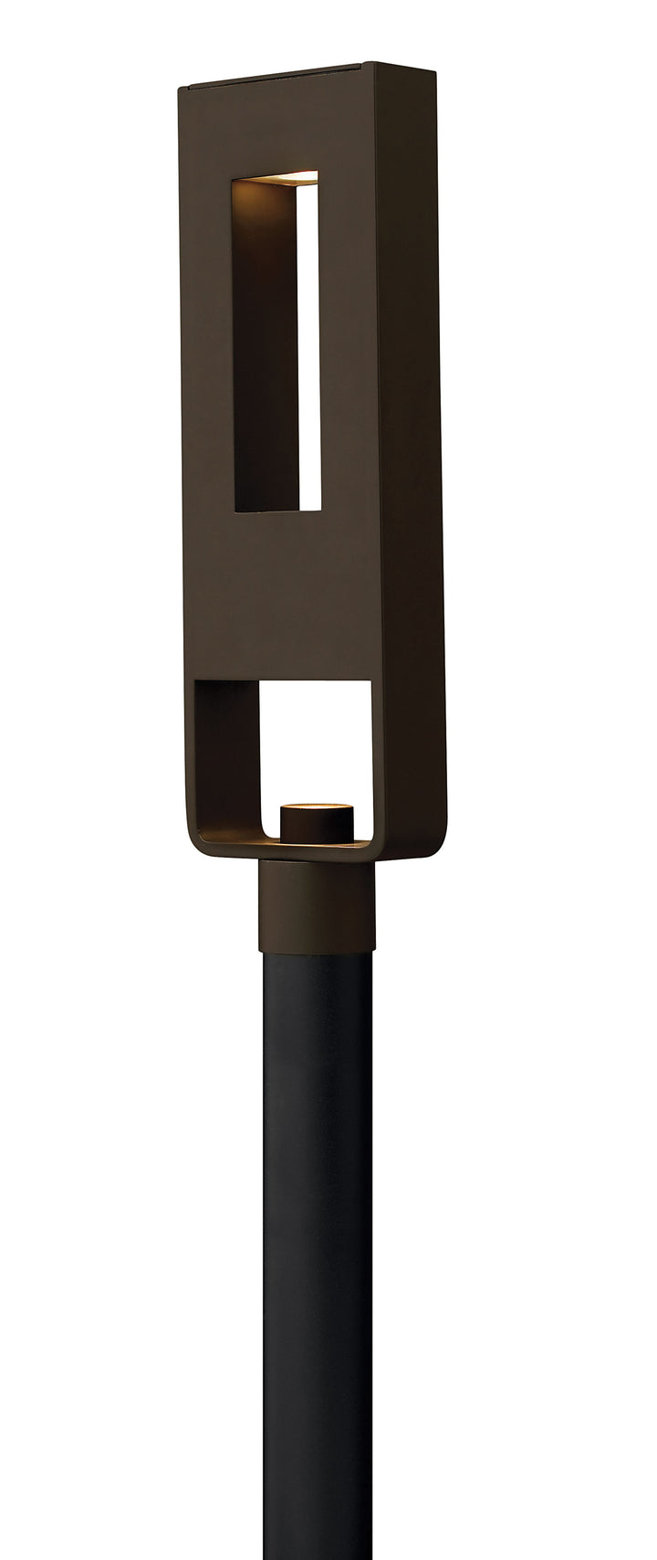 Hinkley Atlantis Outdoor Post Mount Lantern Large Post Top or Pier Mount Lantern Bronze 1641BZ-LED