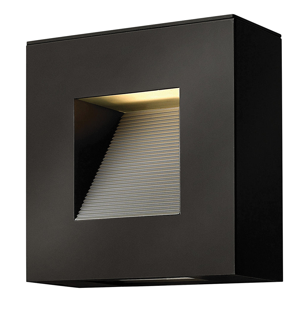 Hinkley Luna Outdoor Wall Light Small LED Wall Sconce Satin Black 1647SK-LED