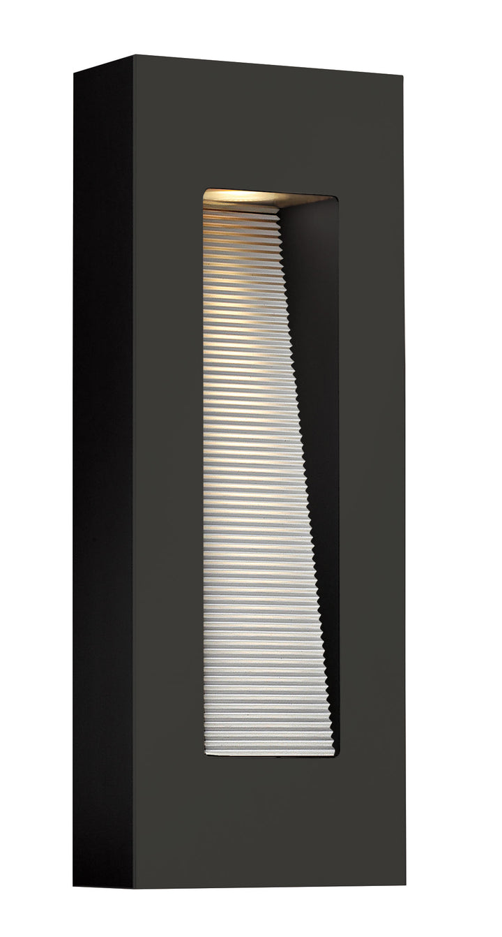 Hinkley Luna Outdoor Wall Light Medium LED Wall Sconce Satin Black 1668SK-LED