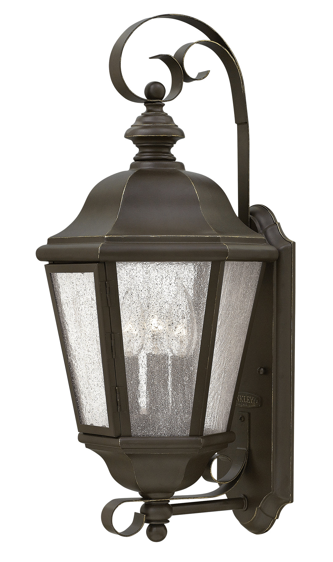 Hinkley Edgewater Outdoor Wall Light Medium Wall Mount Lantern Oil Rubbed Bronze 1670OZ-LL