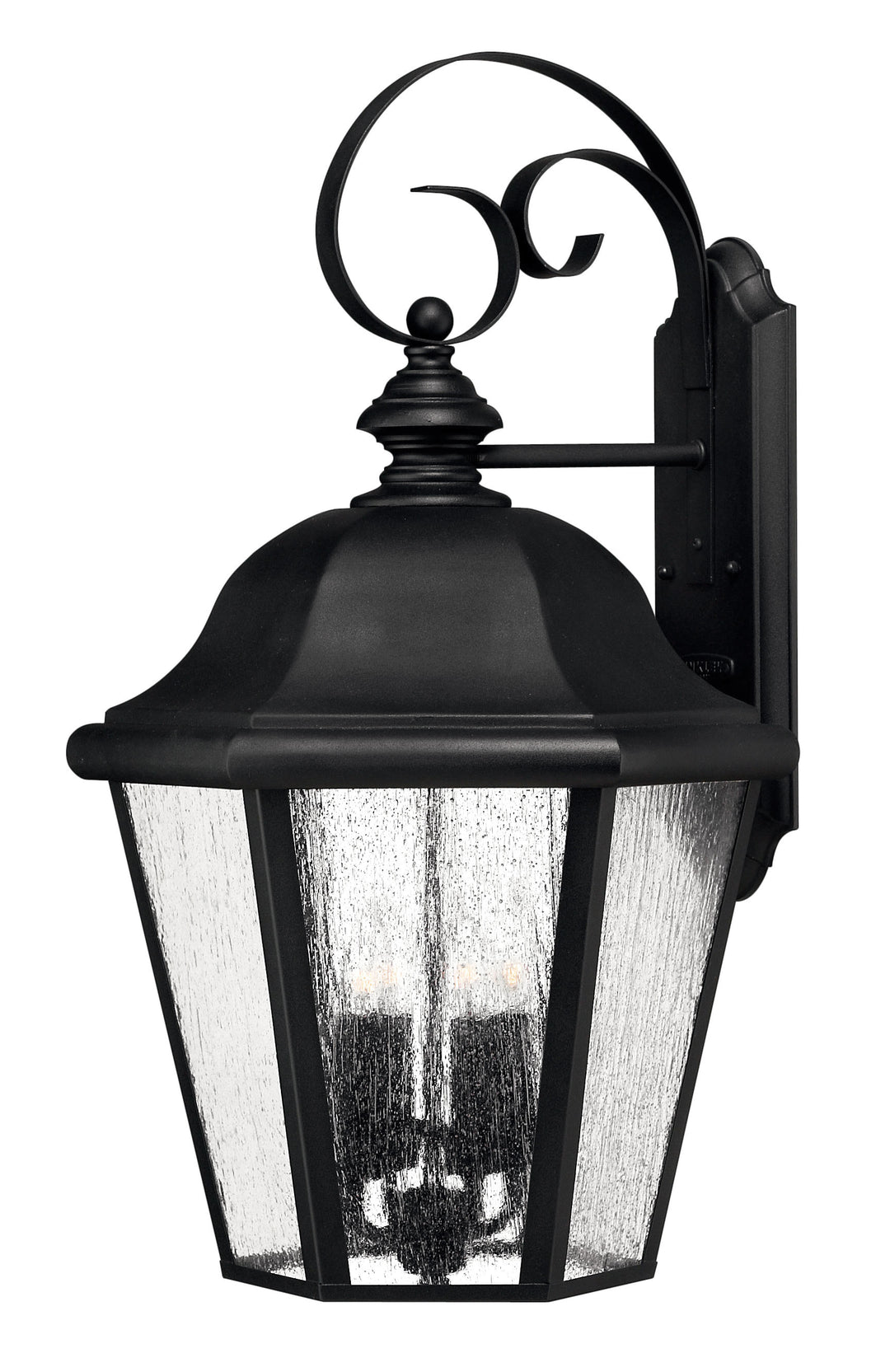 Hinkley Edgewater Outdoor Wall Light Extra Large Wall Mount Lantern Black 1675BK-LL