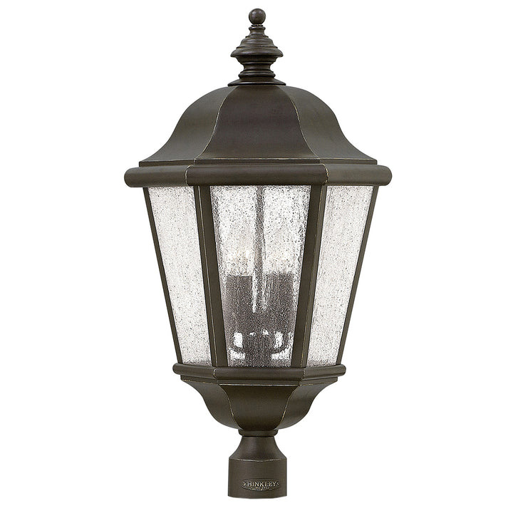 Hinkley Edgewater Outdoor Post Mount Lantern Extra Large Post Mount Lantern Oil Rubbed Bronze 1677OZ-LL