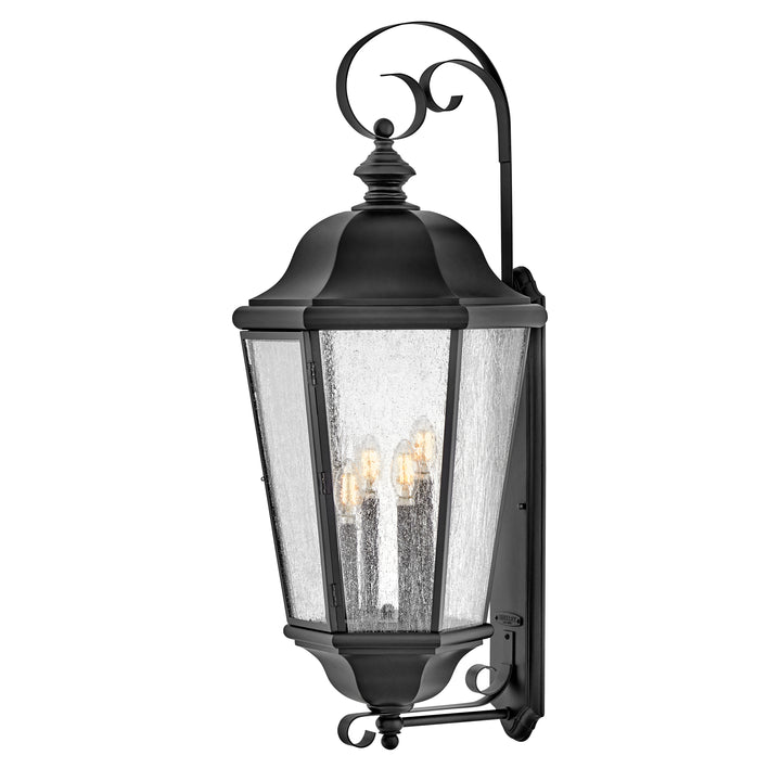 Hinkley Edgewater Outdoor Wall Light Grande Wall Mount Lantern Black 1679BK