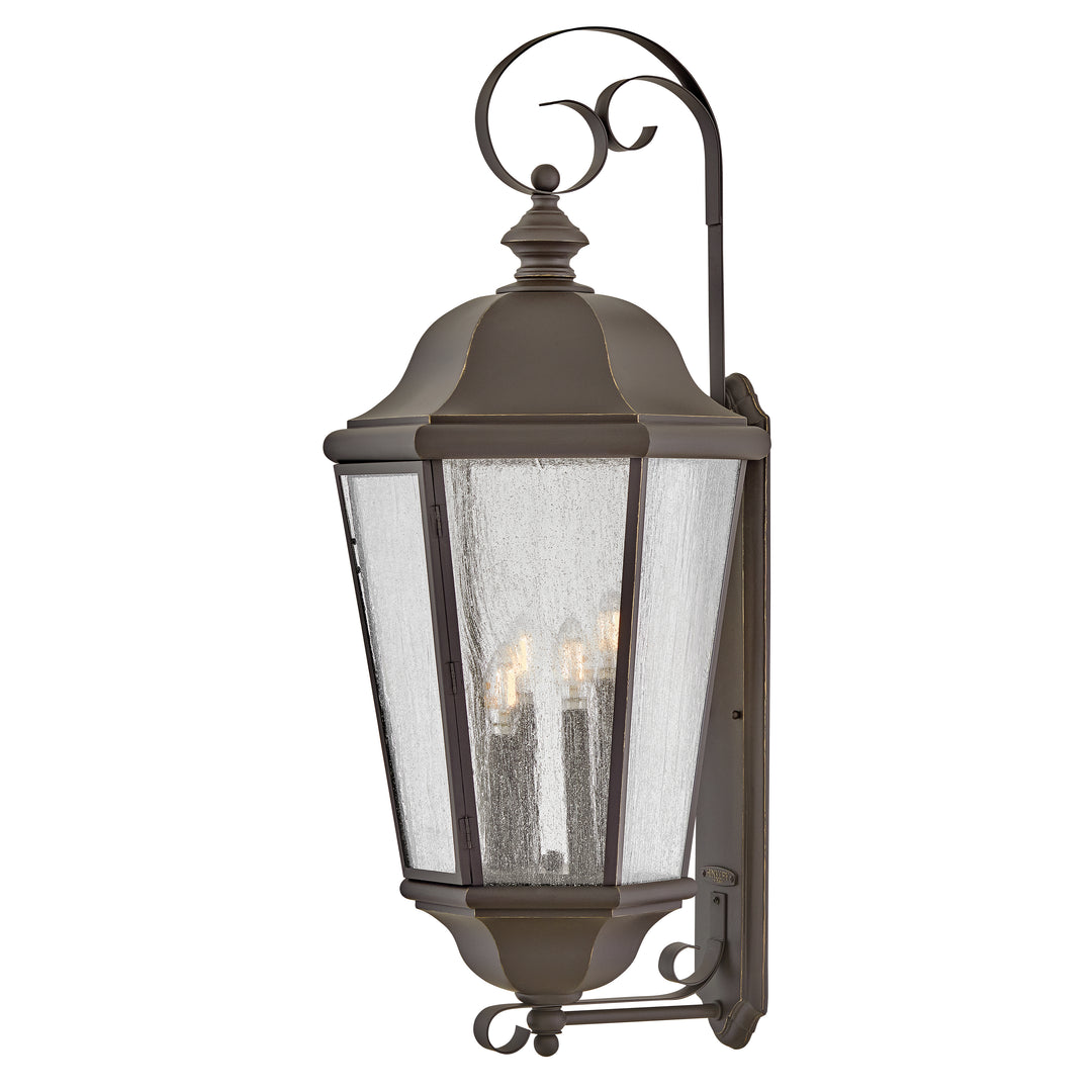Hinkley Edgewater Outdoor Wall Light Grande Wall Mount Lantern Oil Rubbed Bronze 1679OZ
