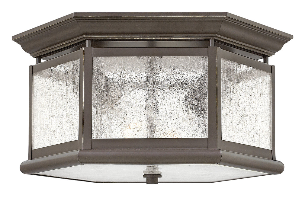 Hinkley Edgewater Outdoor Flush Mount Small Flush Mount Oil Rubbed Bronze 1683OZ