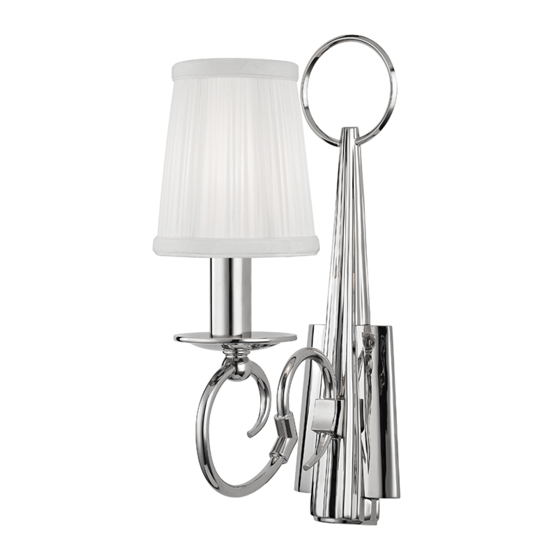 Hudson Valley Lighting Caldwell Wall Sconce Wall Sconces Hudson Valley Lighting Polished Nickel  