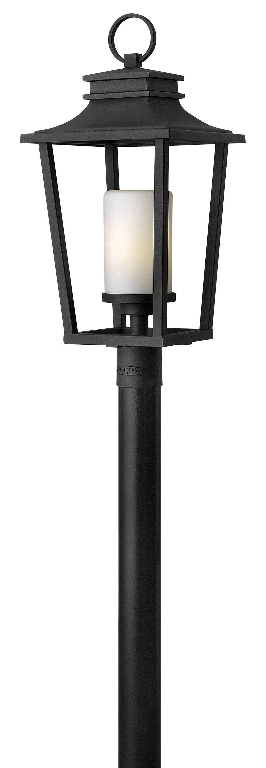 Hinkley Sullivan Outdoor Post Mount Lantern Large Post Mount Lantern Black 1741BK