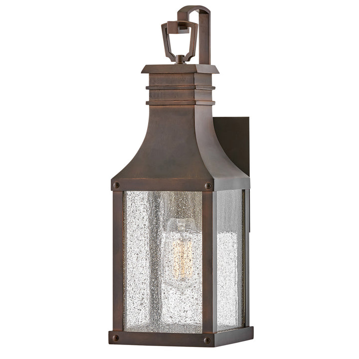 Hinkley Beacon Hill Outdoor Wall Light Small Wall Mount Lantern Blackened Copper 17460BLC