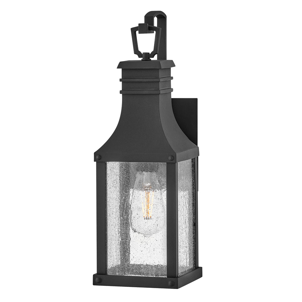 Hinkley Beacon Hill Outdoor Wall Light Small Wall Mount Lantern Museum Black 17460MB