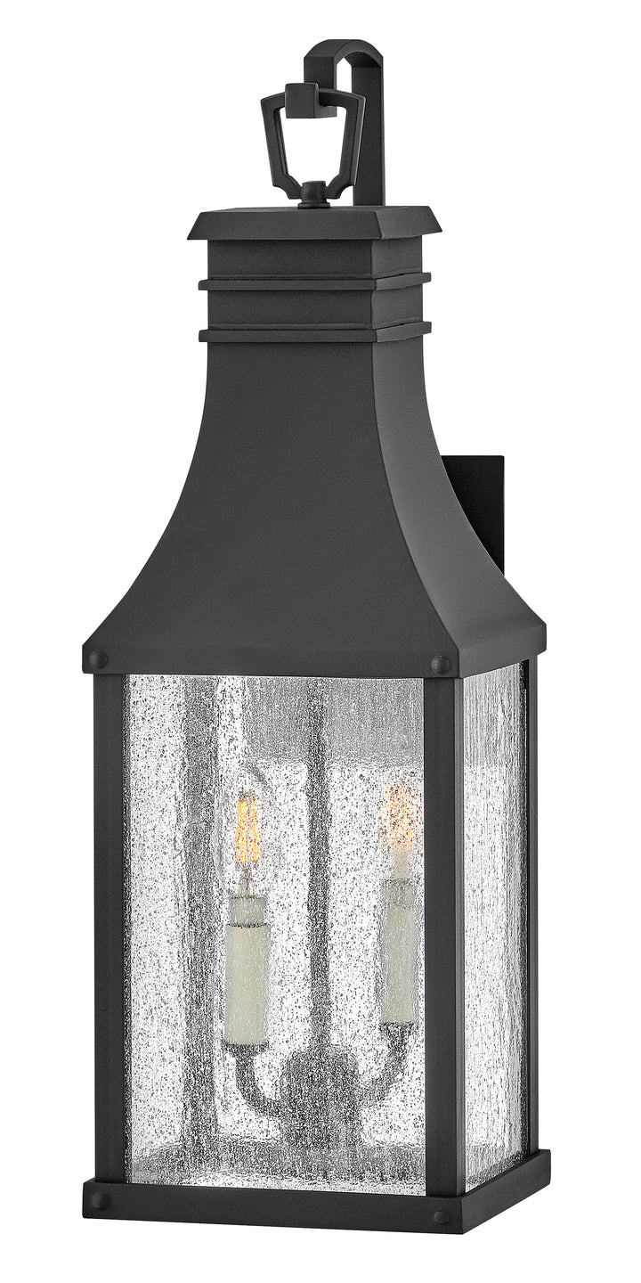 Hinkley Beacon Hill Outdoor Wall Light Medium Wall Mount Lantern Museum Black 17464MB
